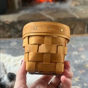Longaberger Vintage Royce craft Basket 1999 chive basket
